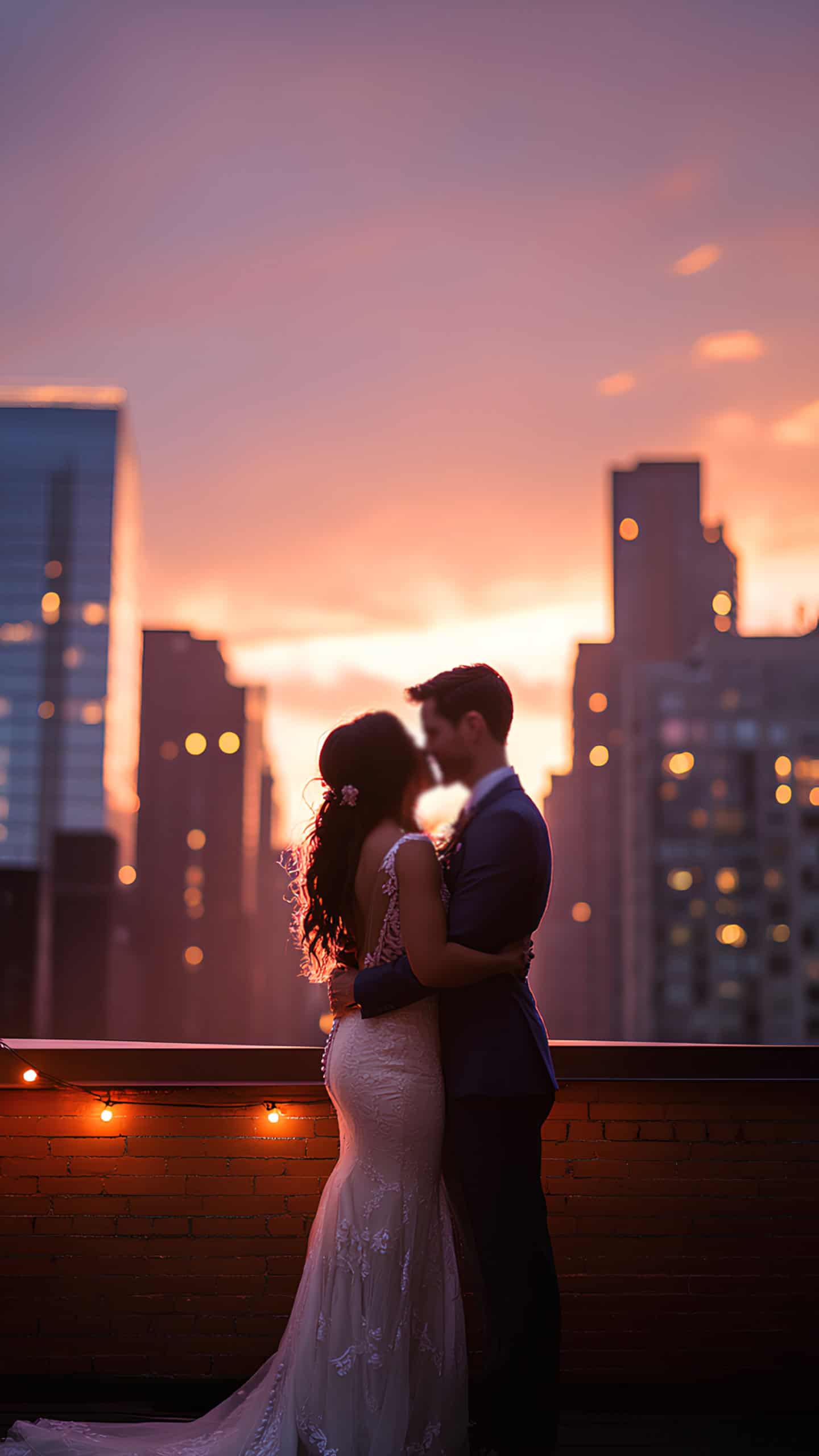 Urban Rooftop Romance