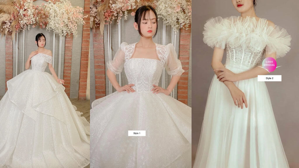 Versatile 6-in-1 White Lace Wedding Dress