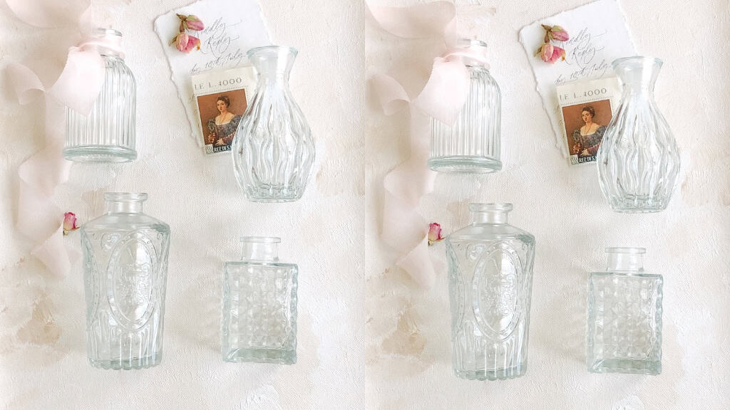 Victorian Glass Bud Vase