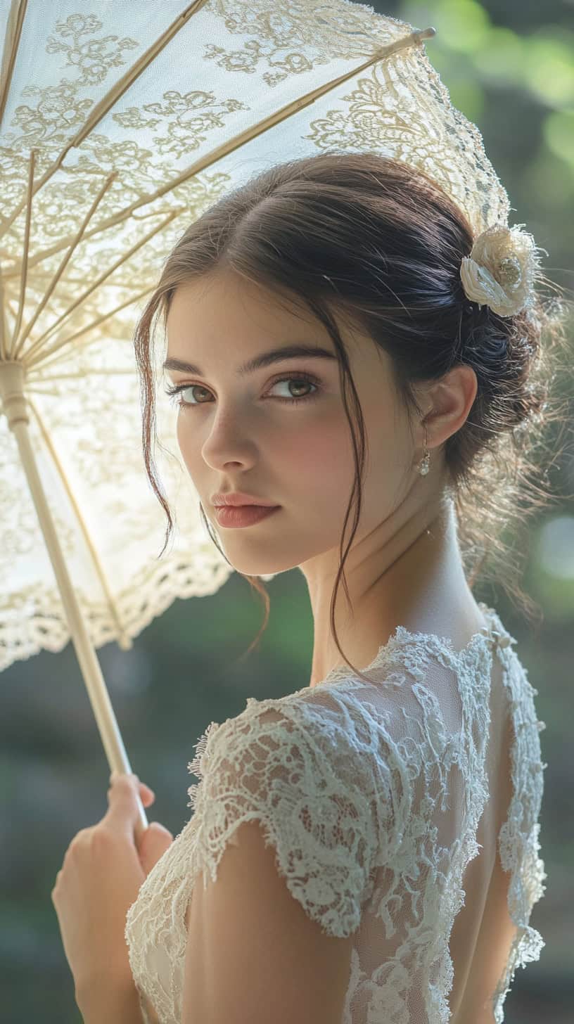 Vintage Lace Parasol