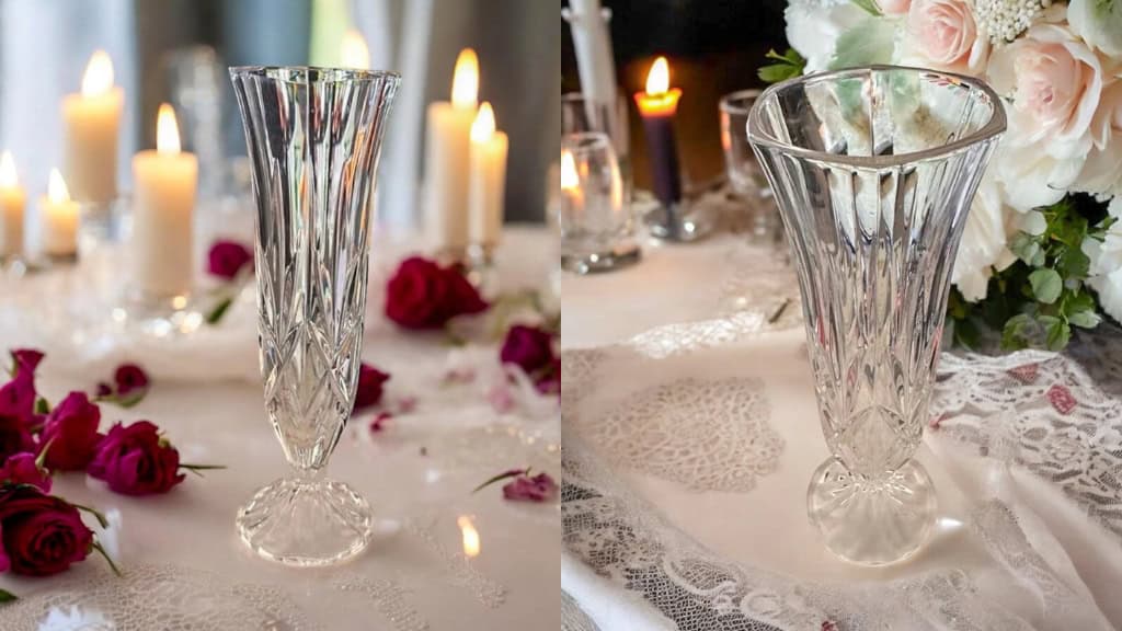 Vintage RCR Lead Crystal Vase