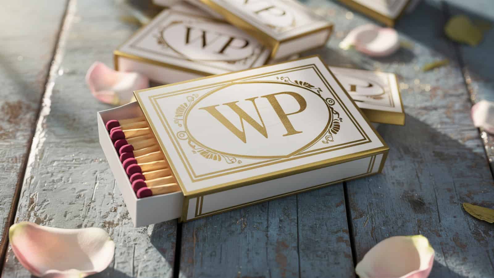 Wedding favors matches