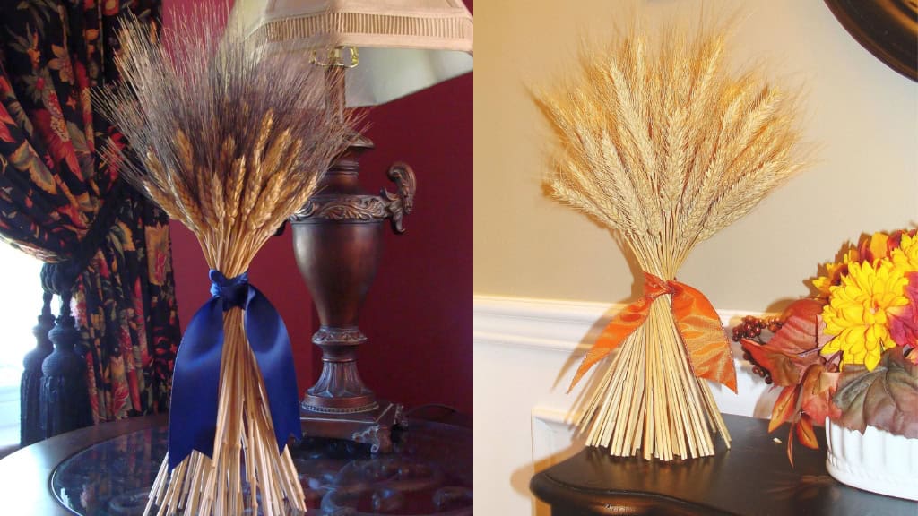 Wheat Sheaf Thanksgiving Centerpiece