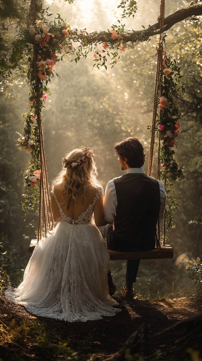 Wooden Swing Decor