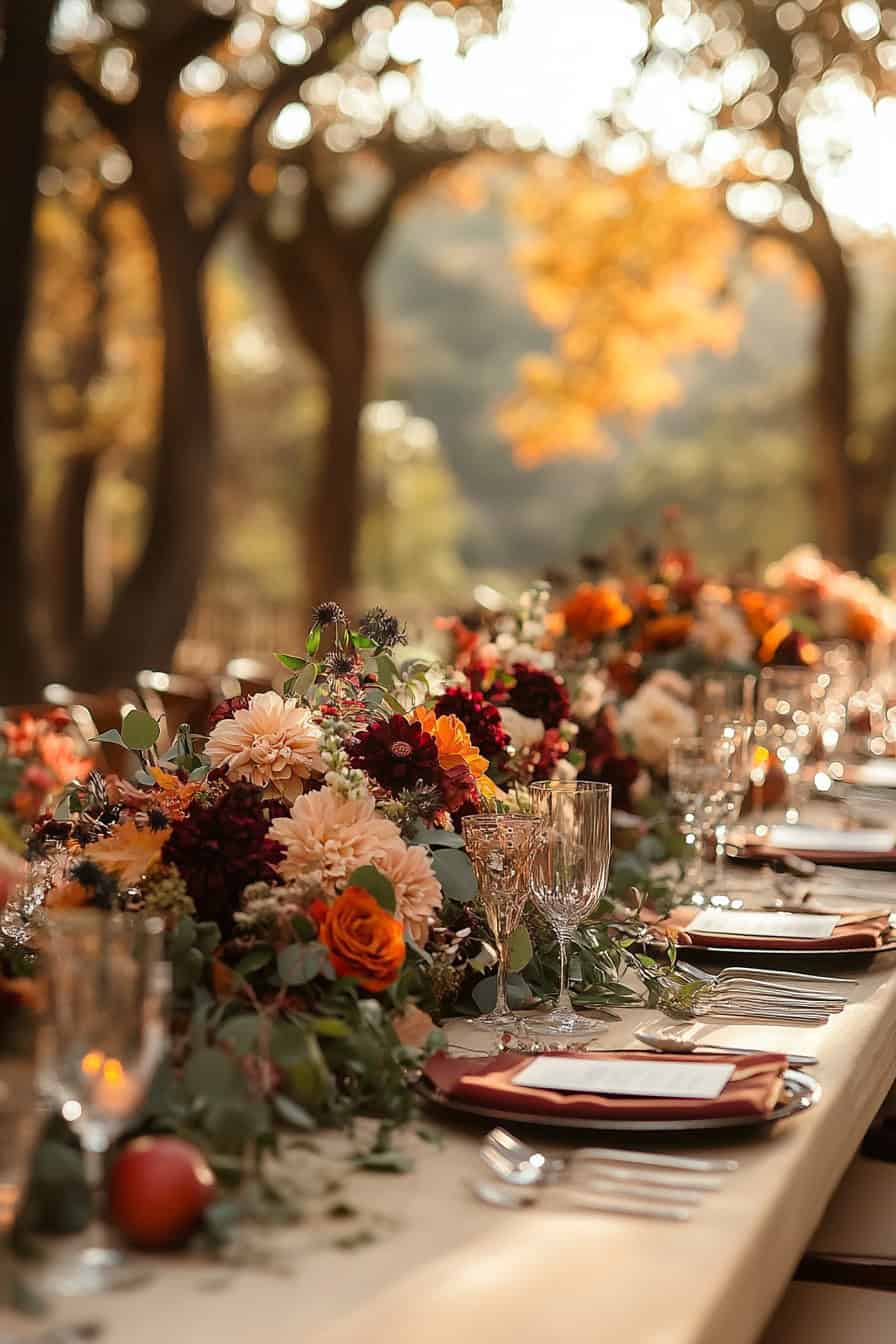 jakecain7 Photorealistic autumn harvest themed wedding outdoo 66c28c4a 9bf1 45eb b853 7264f66d8a04 0