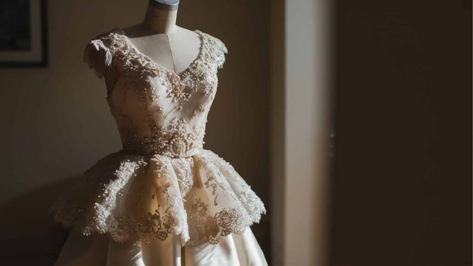 wedding dress 80s
