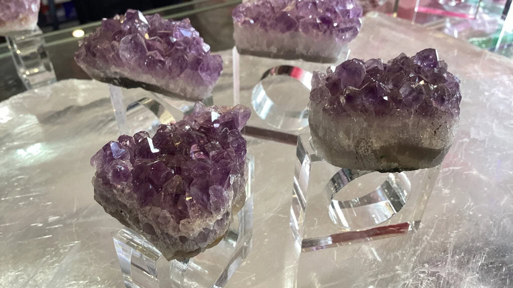 Amethyst Napkin Holders