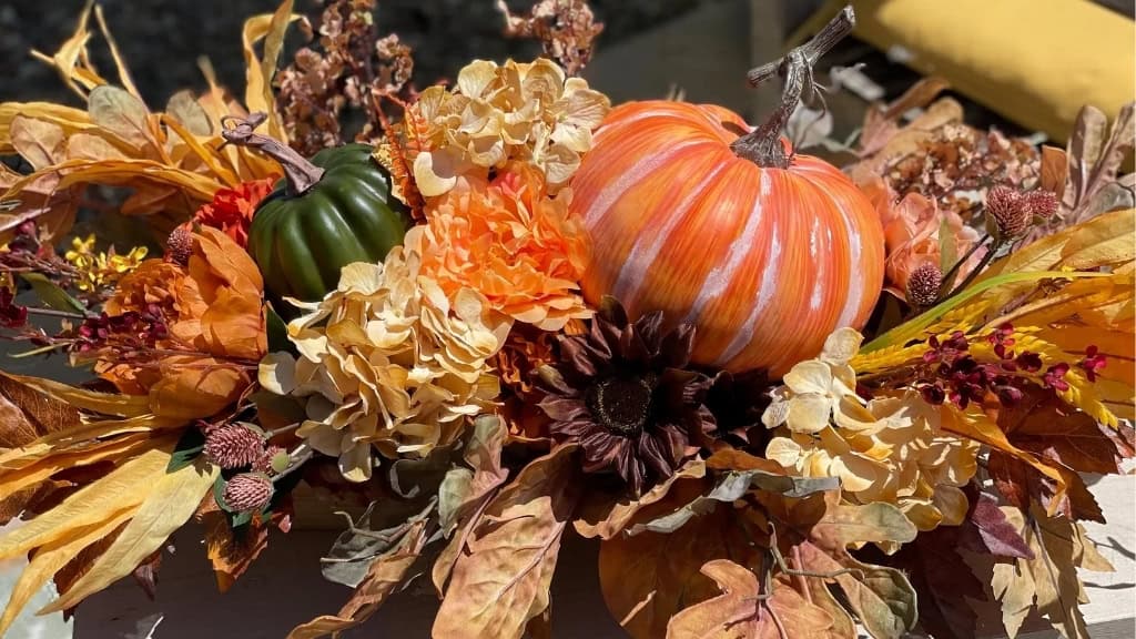 Autumn Harvest Pumpkin Centerpiece