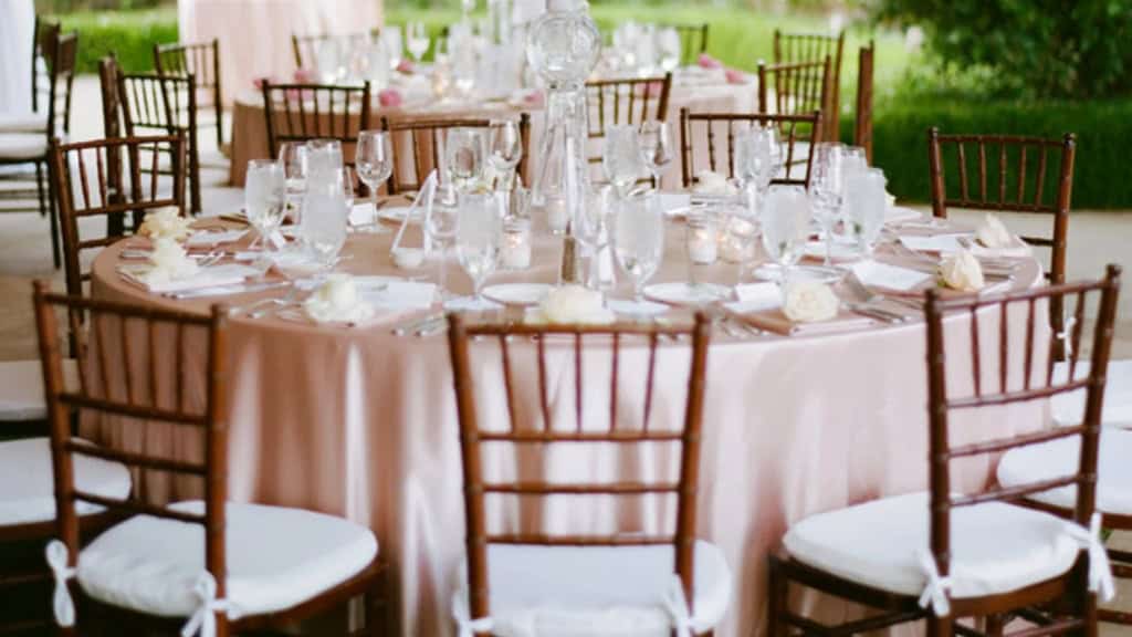 Blush Elegant Tablecloths