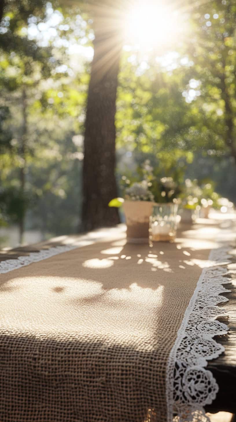 Burlap Table Runners