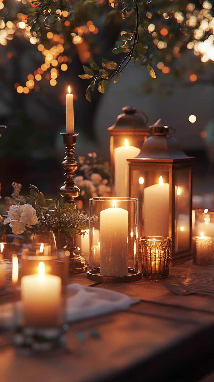 Candlelit Reception
