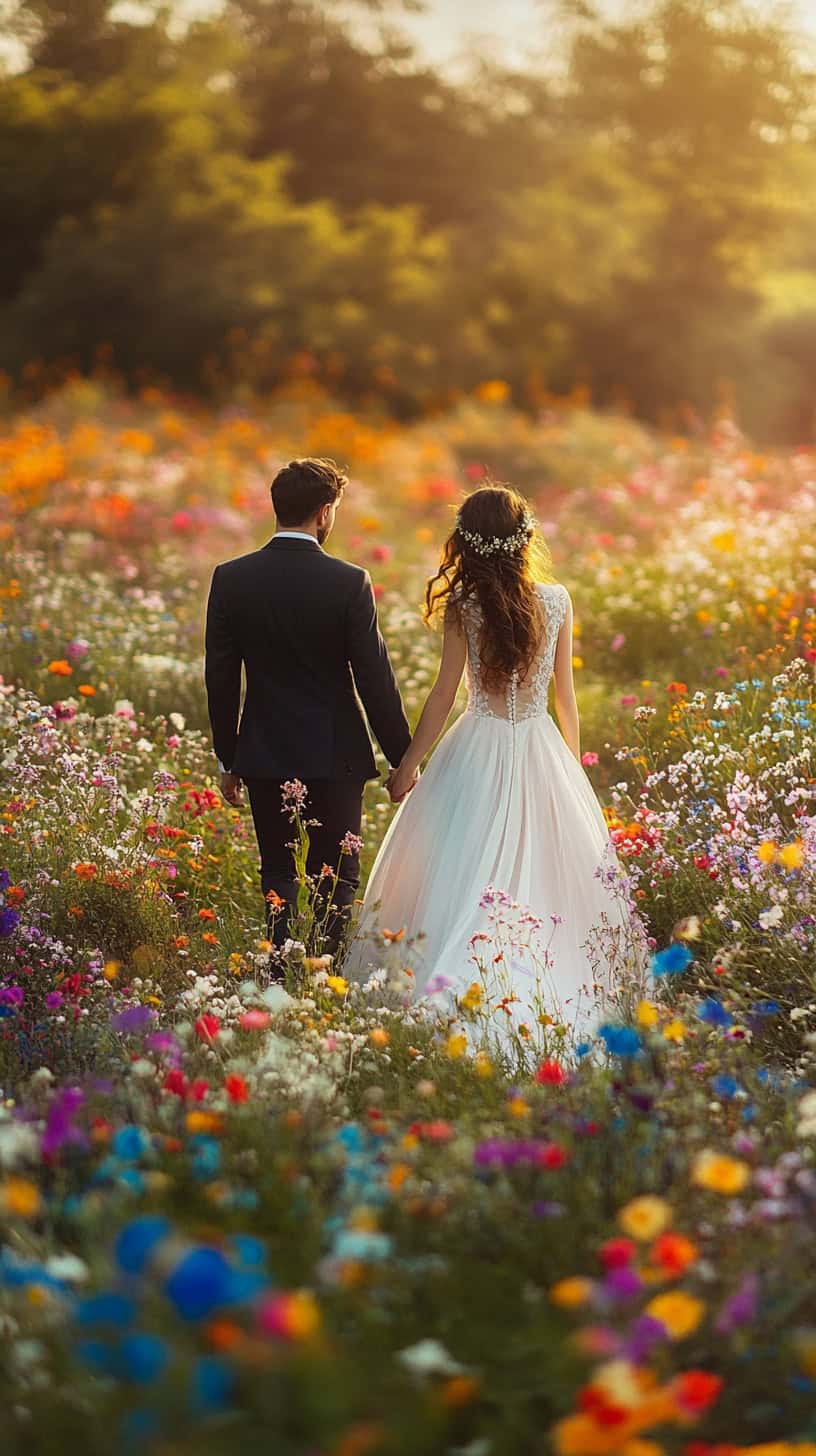 Colorful Flower Field