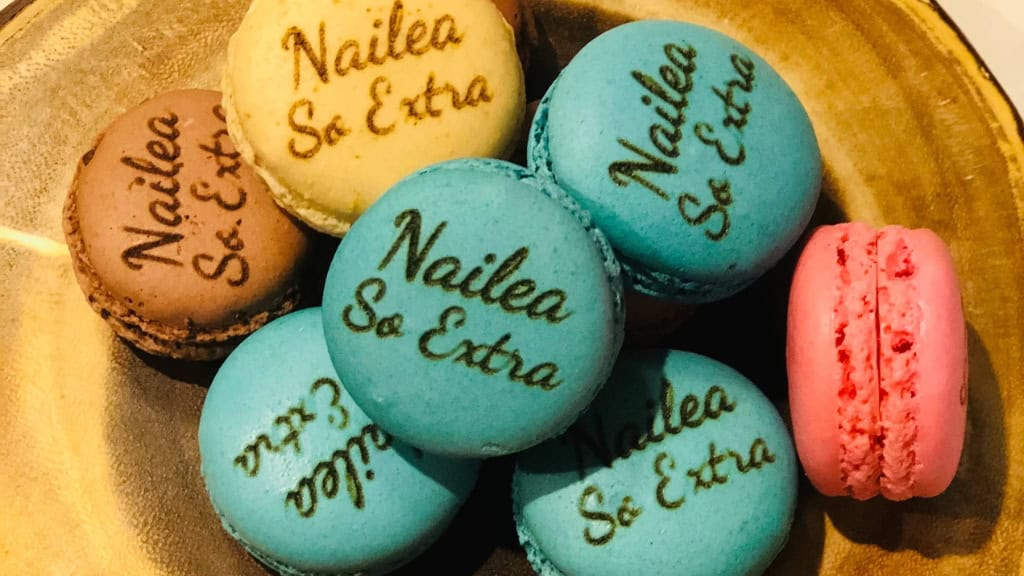 Custom Engraved Macaron Favors