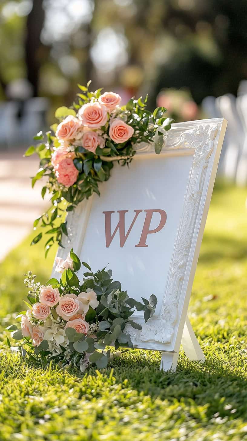 Custom Wedding Signage