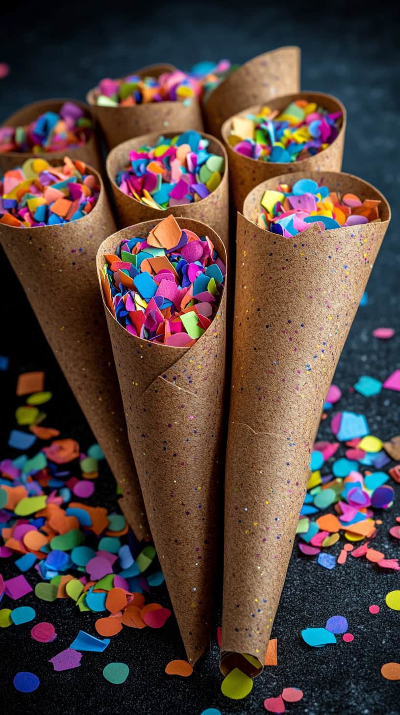DIY Confetti Cones