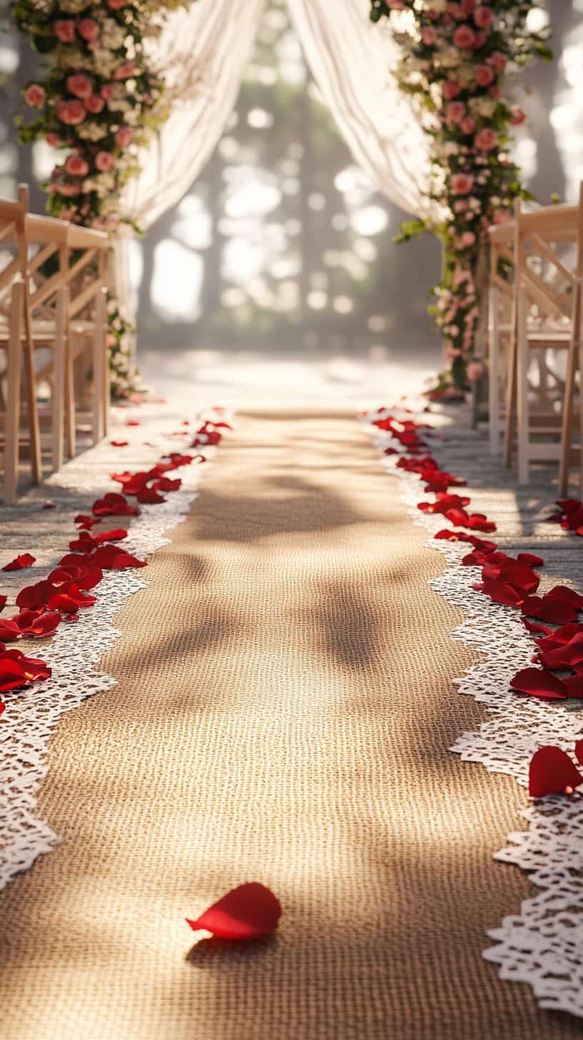 Fabric Aisle Runner