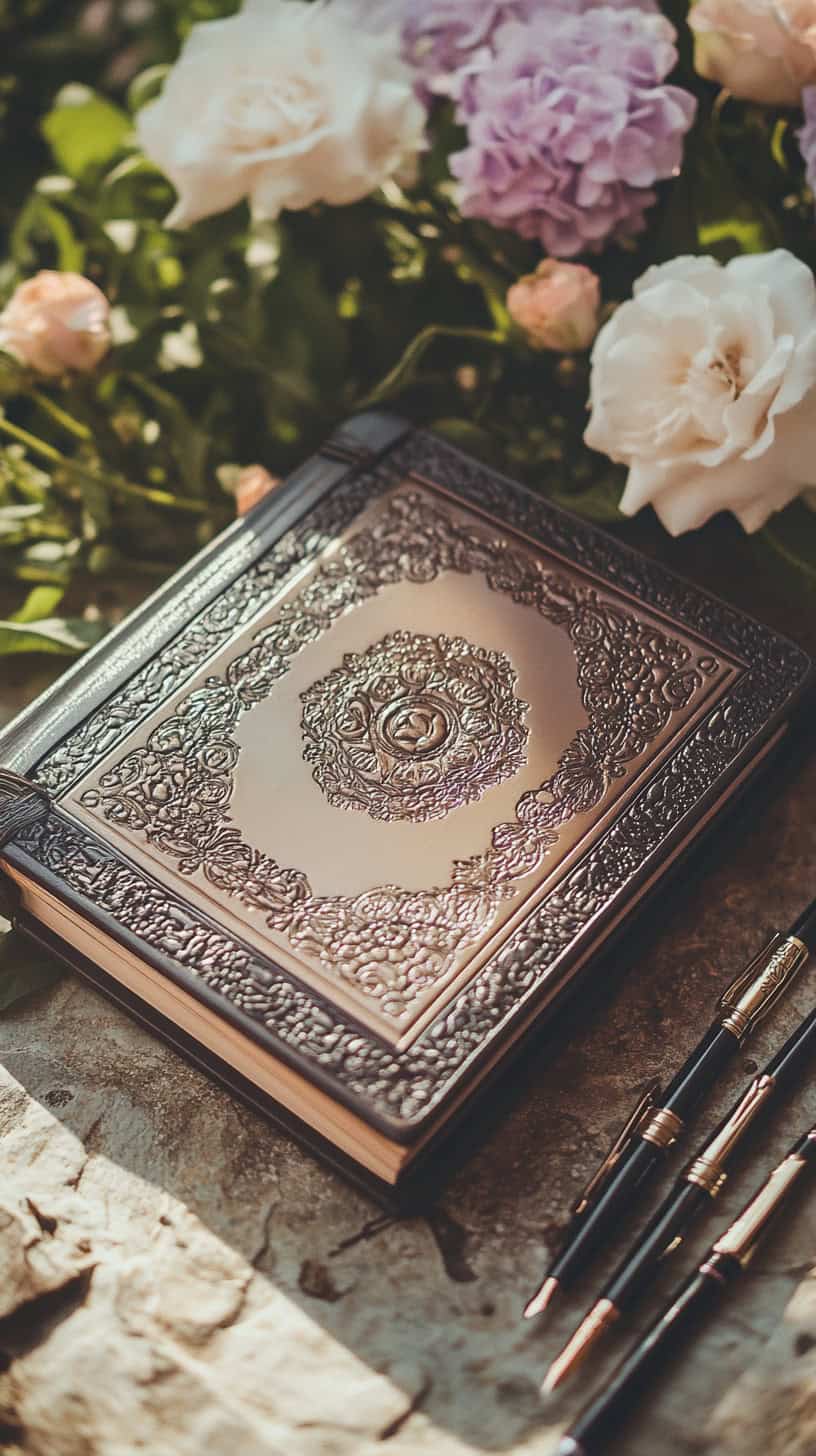 Handcrafted Guest Book