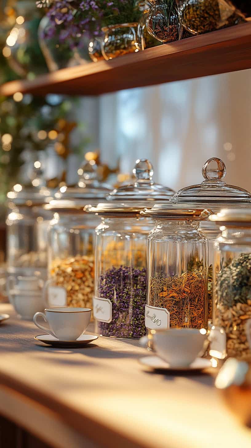 Herbal Tea Bar Setup
