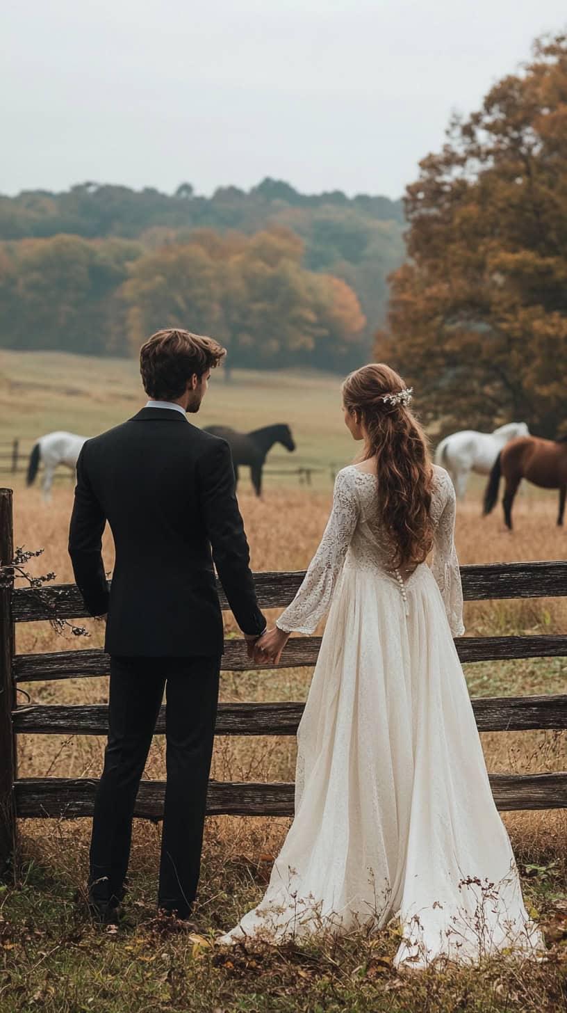 Holding Hands with Horses Nearby
