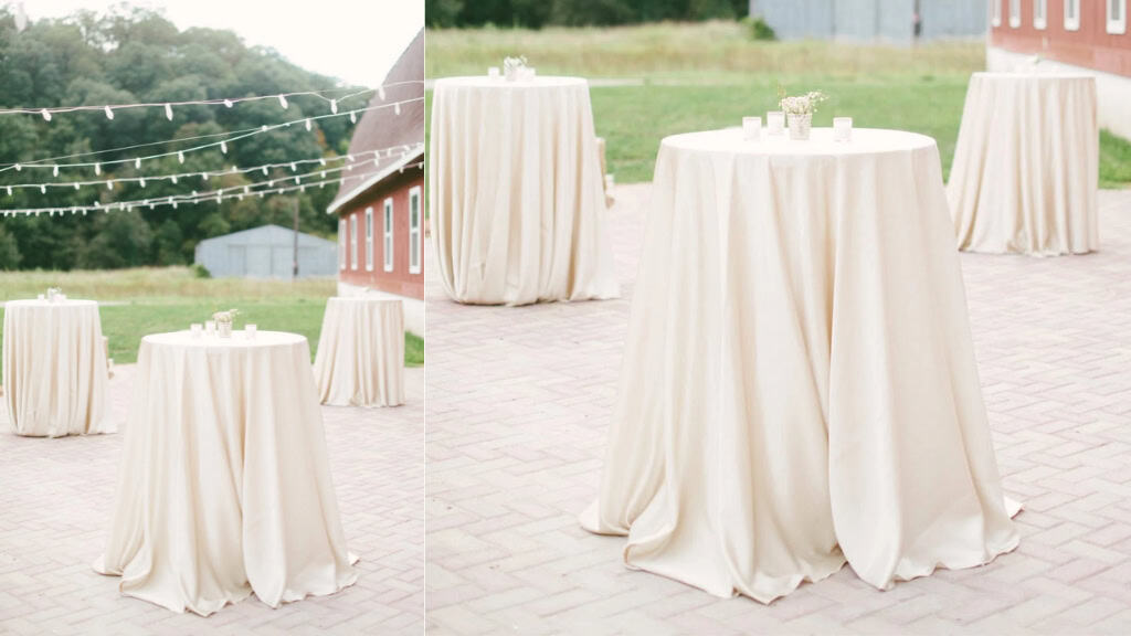 Ivory Round Tablecloths