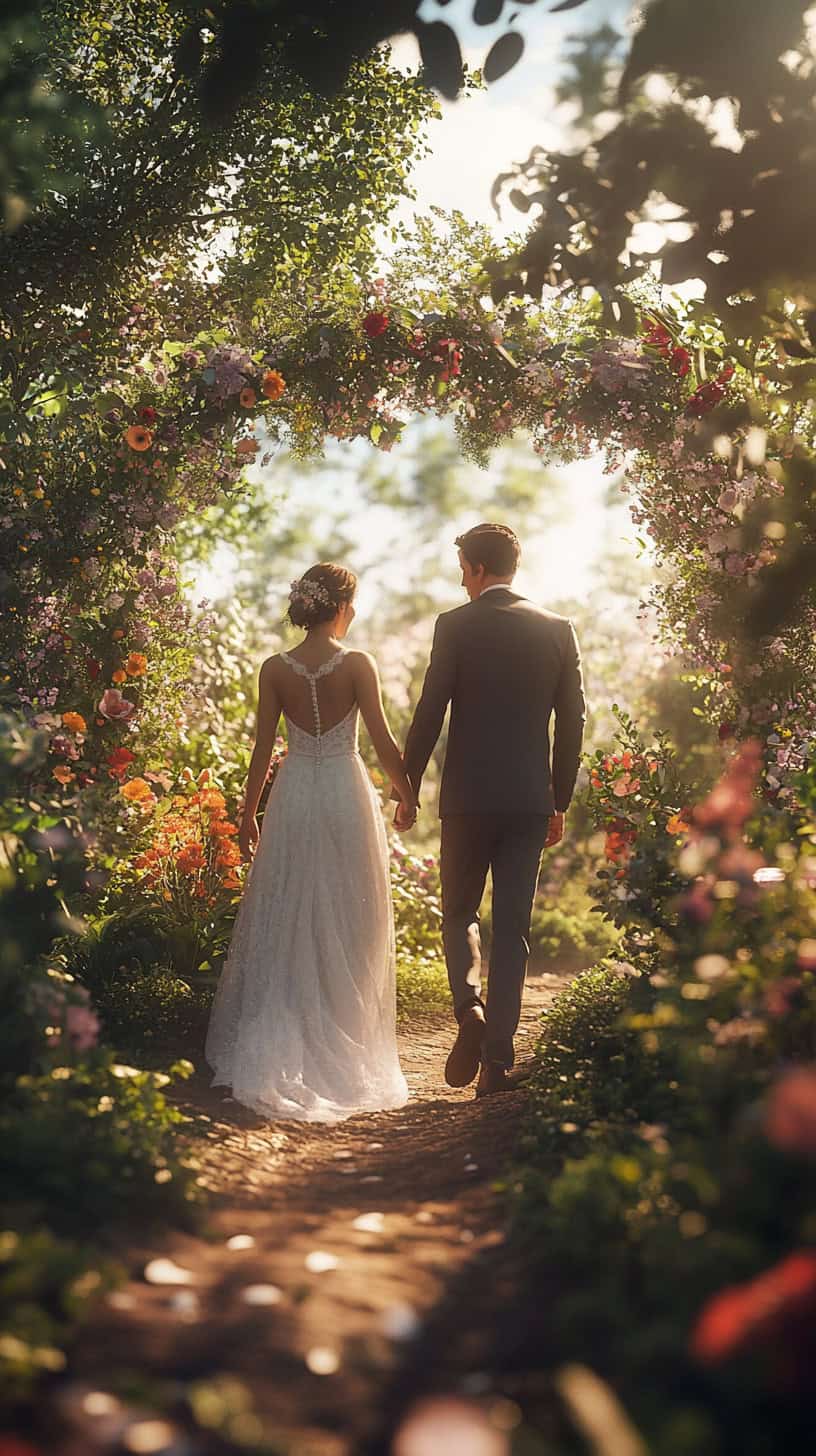 Nature Walk with Floral Arch