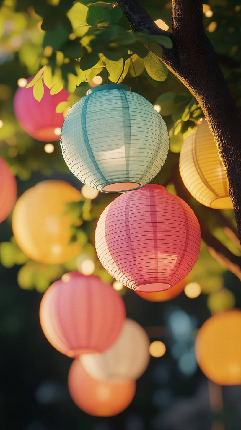 Paper Lanterns for Lighting
