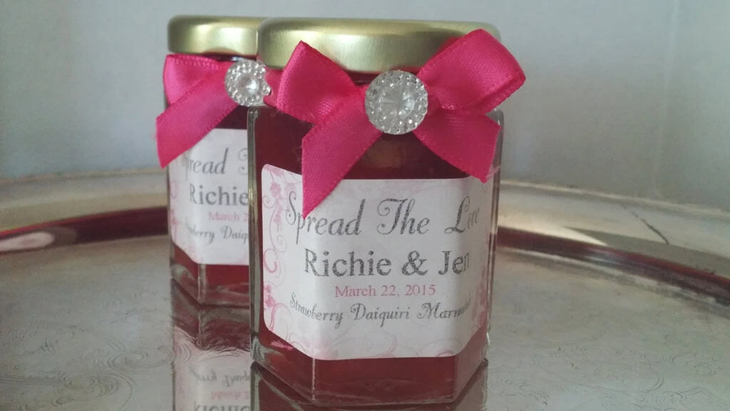Vintage Gem Wedding Jam Favors