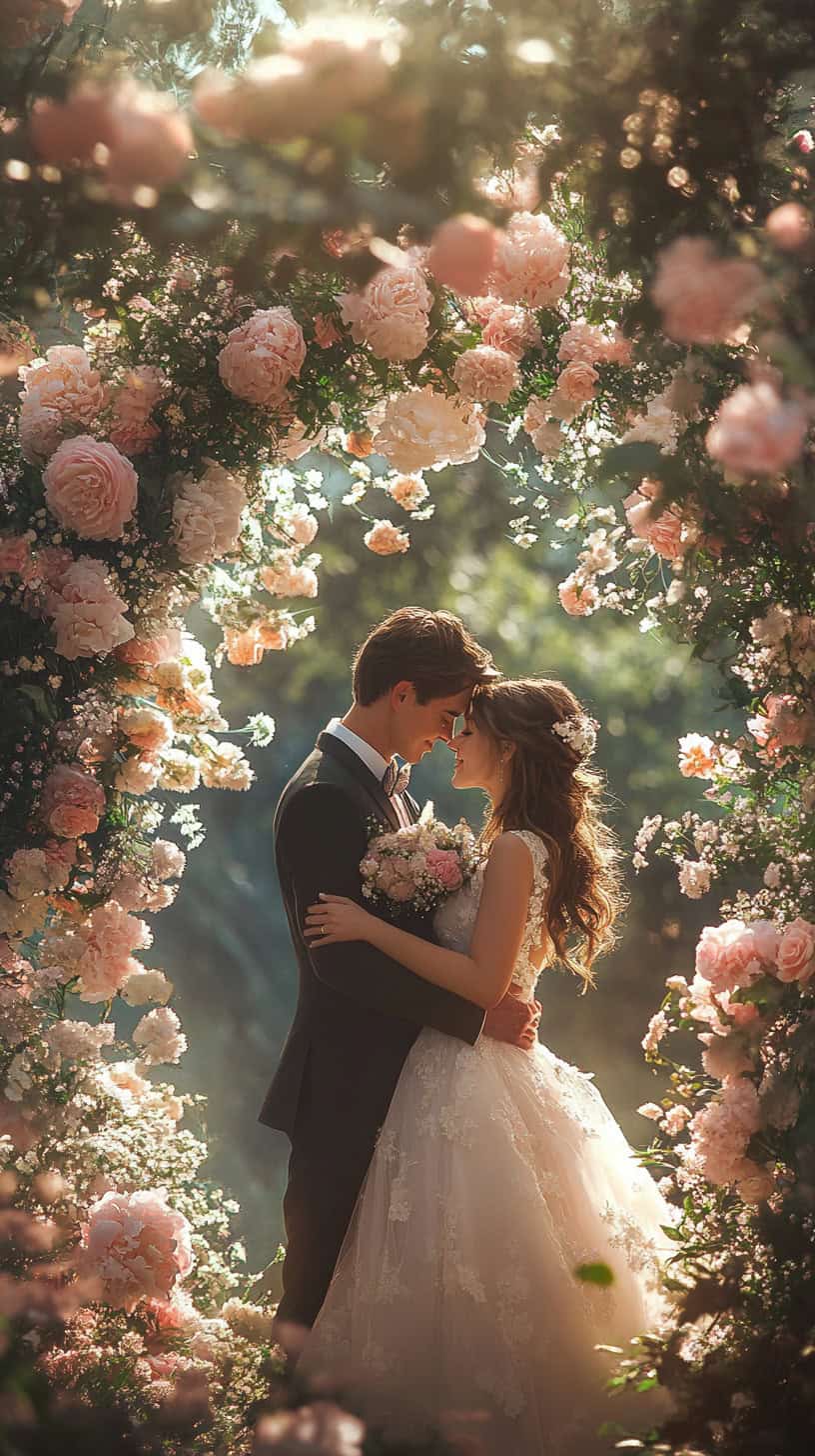 Whimsical Flower Arch
