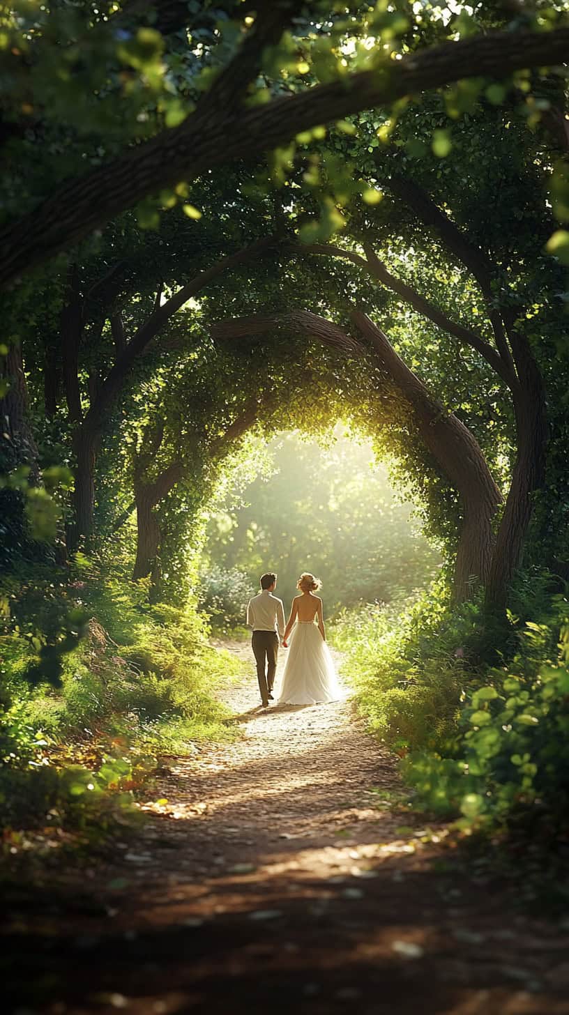 Whimsical Forest Path