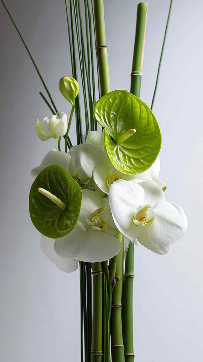 Bamboo Accent Bouquet - Image 1