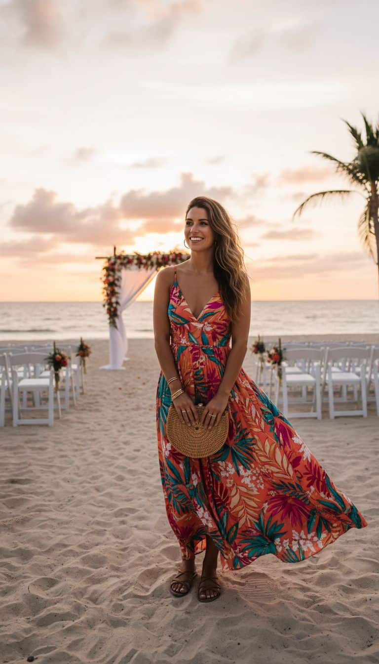 Beach Casual Wedding Outfit for Guests