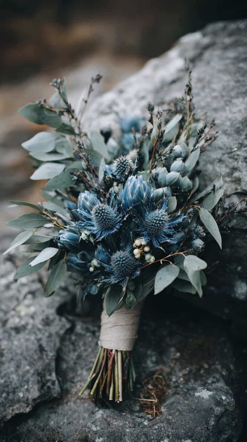 Blue Thistle Greenery - Image 2