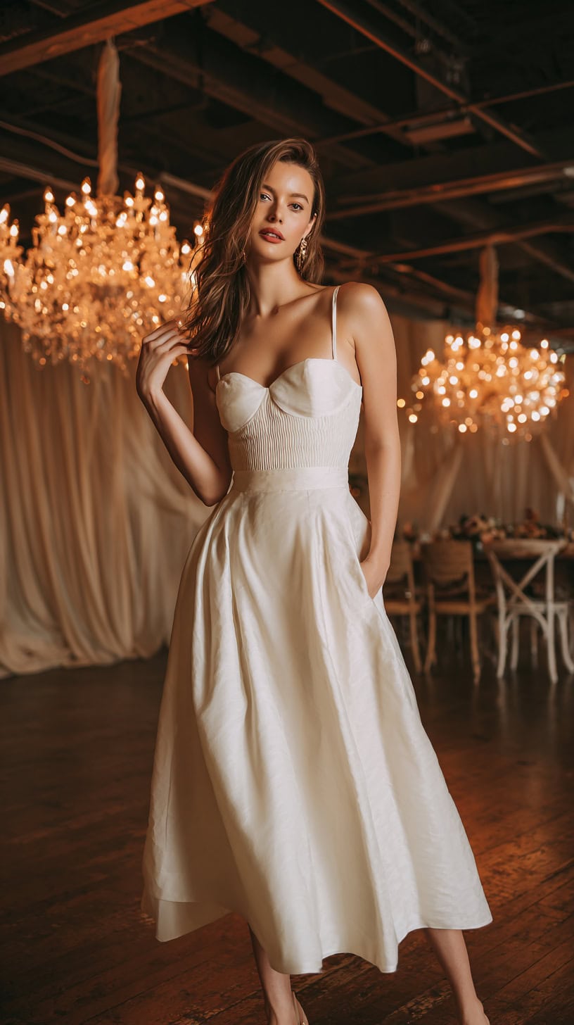 Boned Bodice A-Line - Image 2