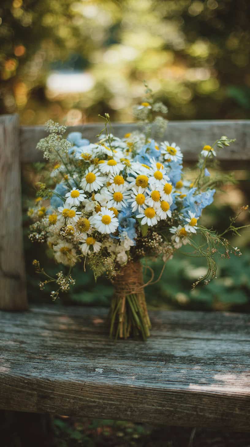 Chamomile Blue Accents