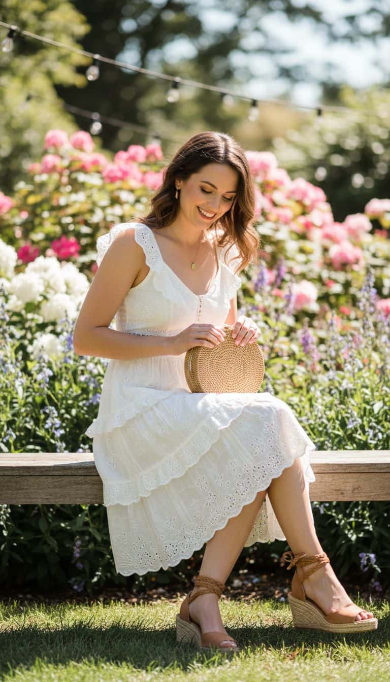 Cotton Sundress Casual Wedding Guest Look