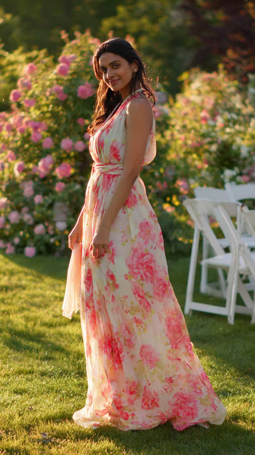 Floral Maxi Dress - Image 3