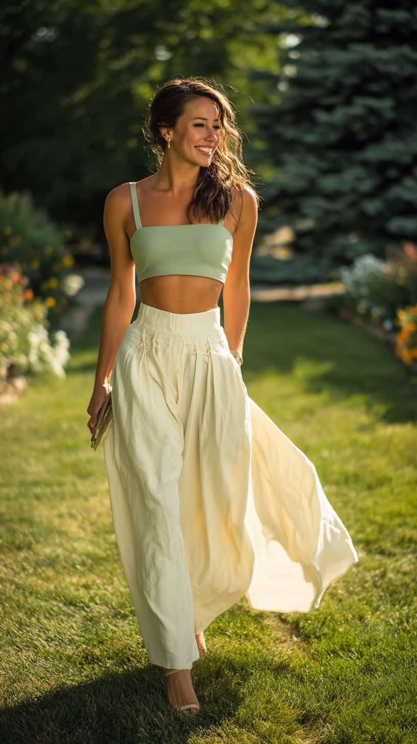 Flowy Palazzo Pants - Image 1