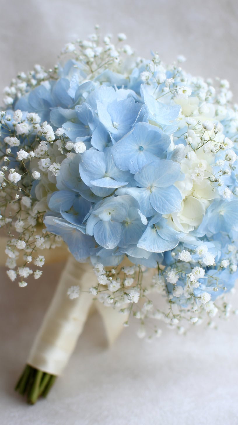 Hydrangea and Baby's Breath - Image 2