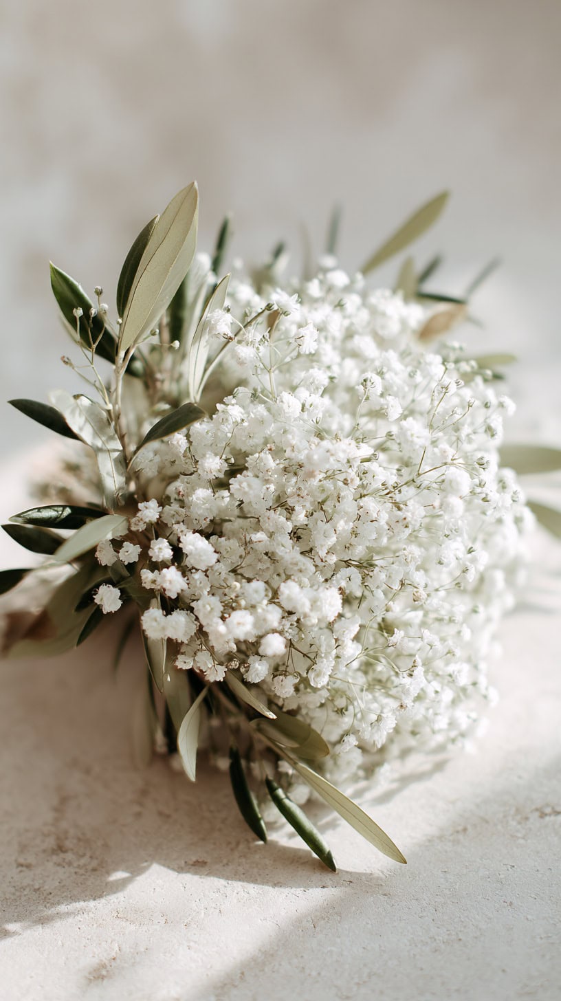 Olive and Baby's Breath - Image 2