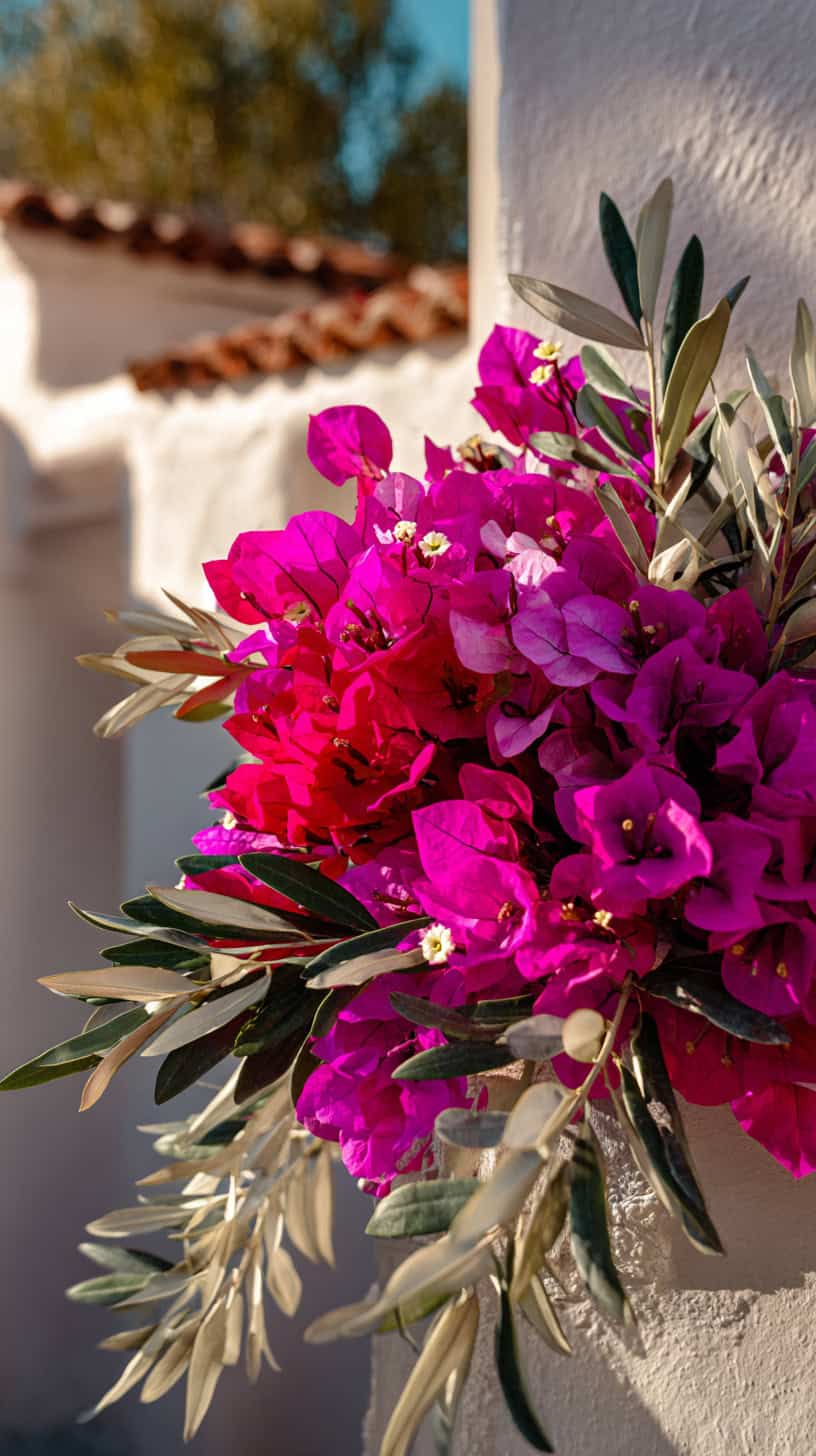 Olive and Bougainvillea Accents - Image 2