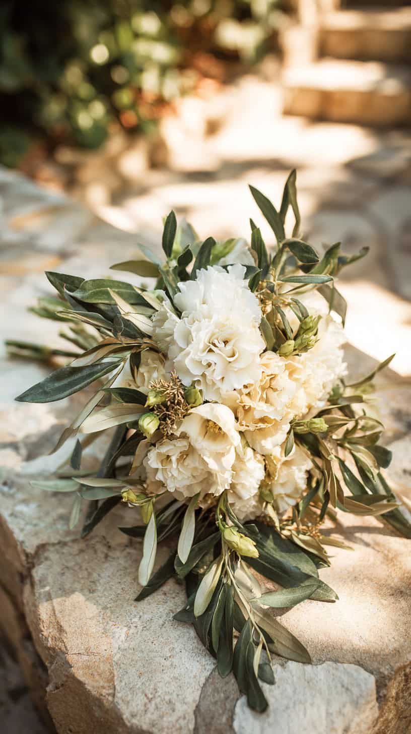 Olive and Lisianthus Combo - Image 1
