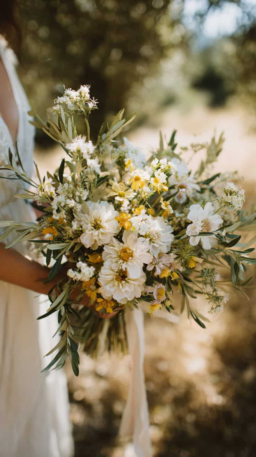 Olive and Wildflowers - Image 2