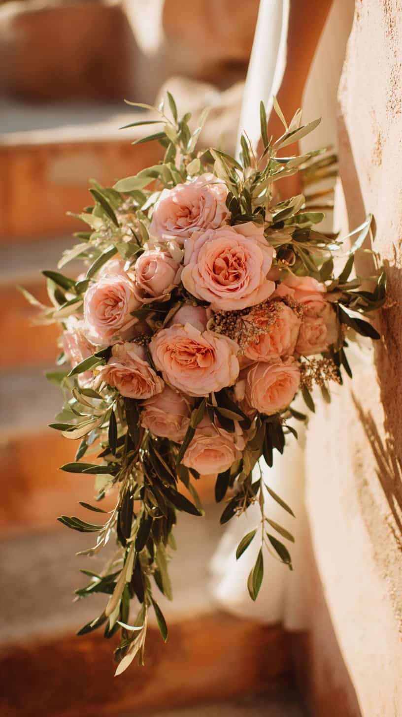 Olive with Blush Roses - Image 2