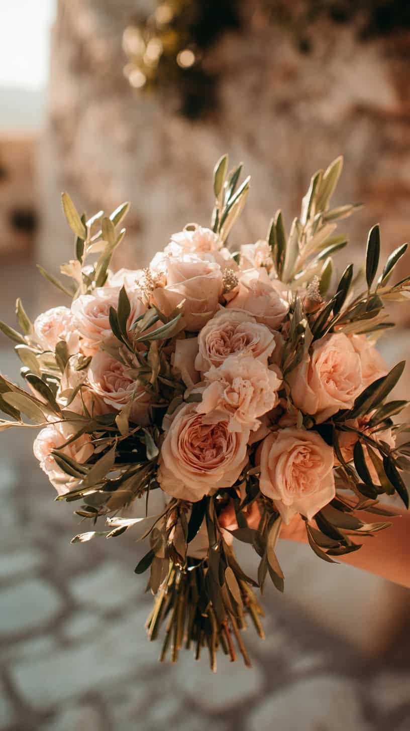 Olive with Blush Roses - Image 3