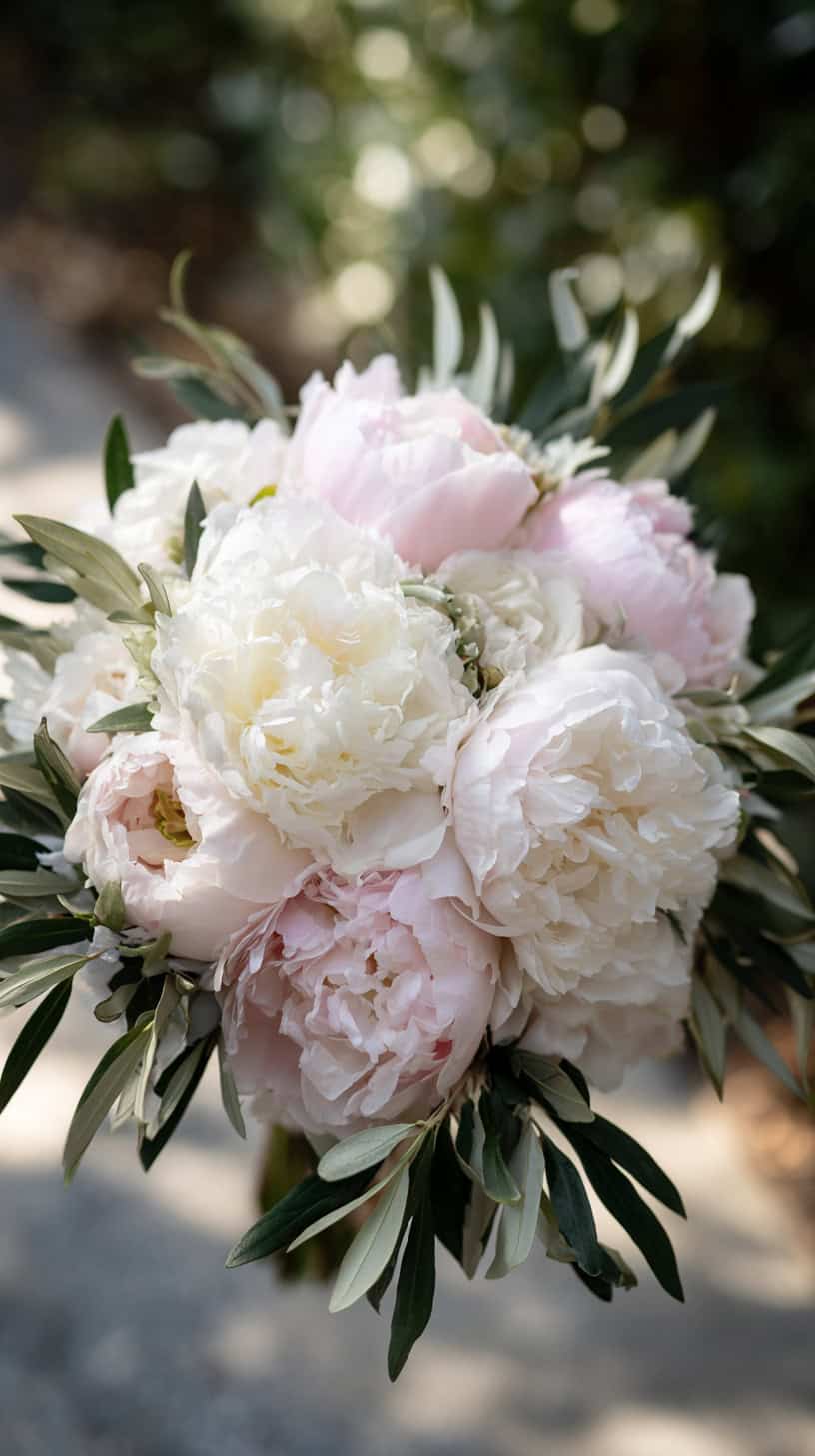 Olive with Peony Clusters - Image 2