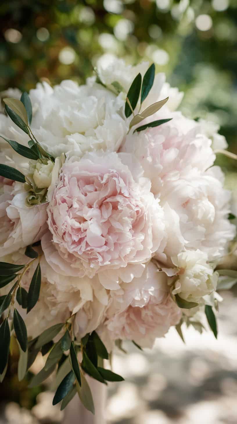 Olive with Peony Clusters - Image 3