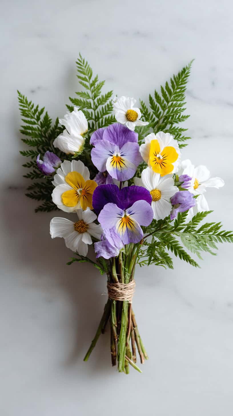 Pressed Flower Hand-tied - Image 1
