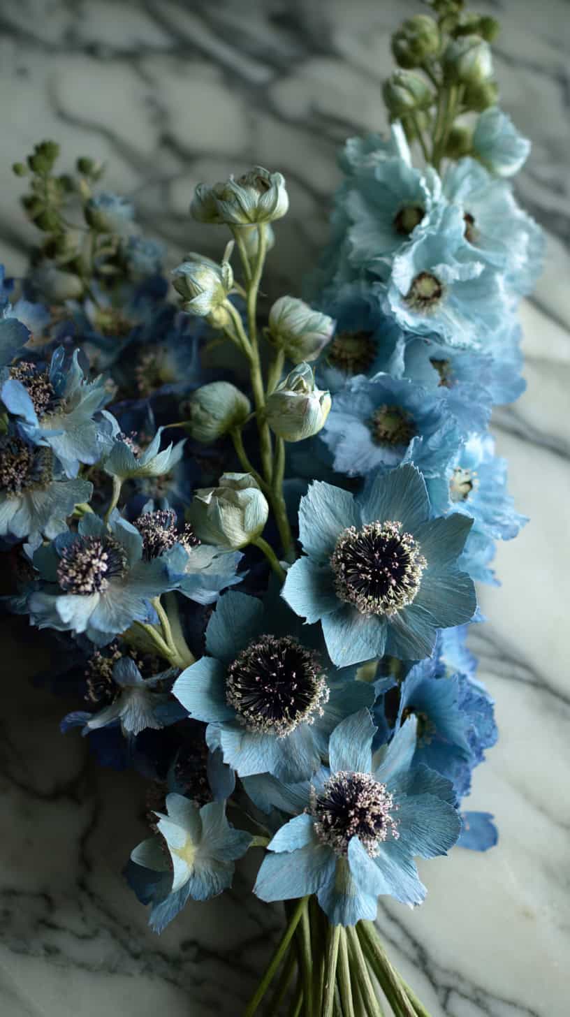Scabiosa Delphinium Cluster - Image 2