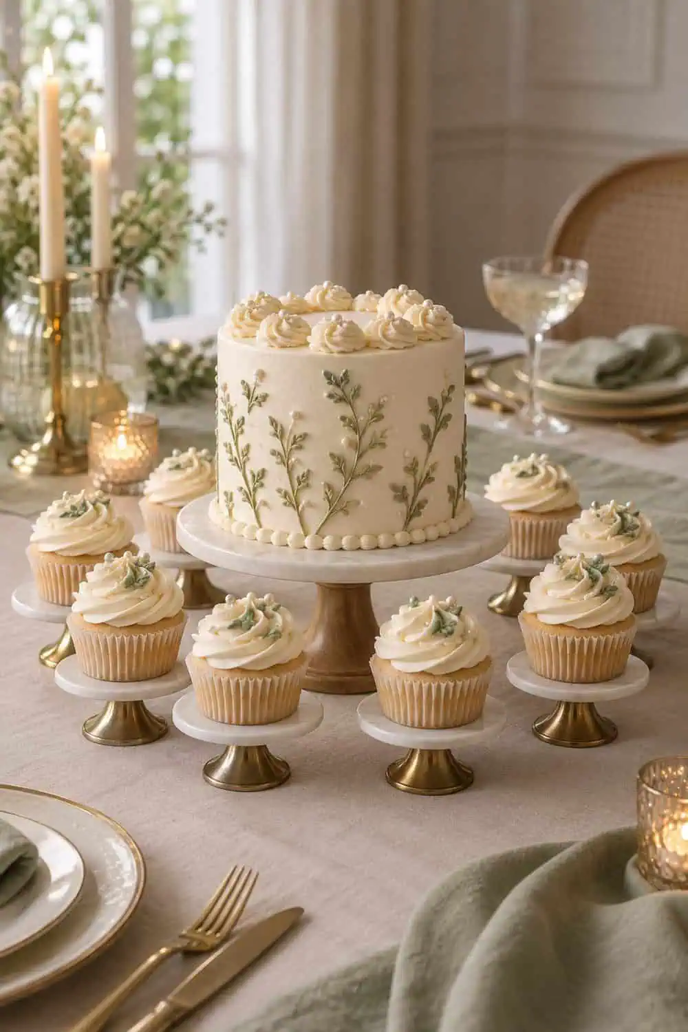 Mini Cake and Cupcake Ring wedding inspiration