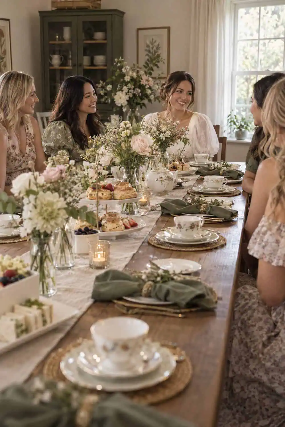 Bud Vase Tea Table wedding inspiration